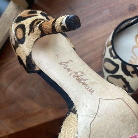 Animal print Sam Edelman heels - Picture 5 of 11